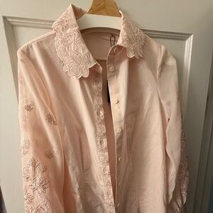 Elie Tahari Pink Blouse